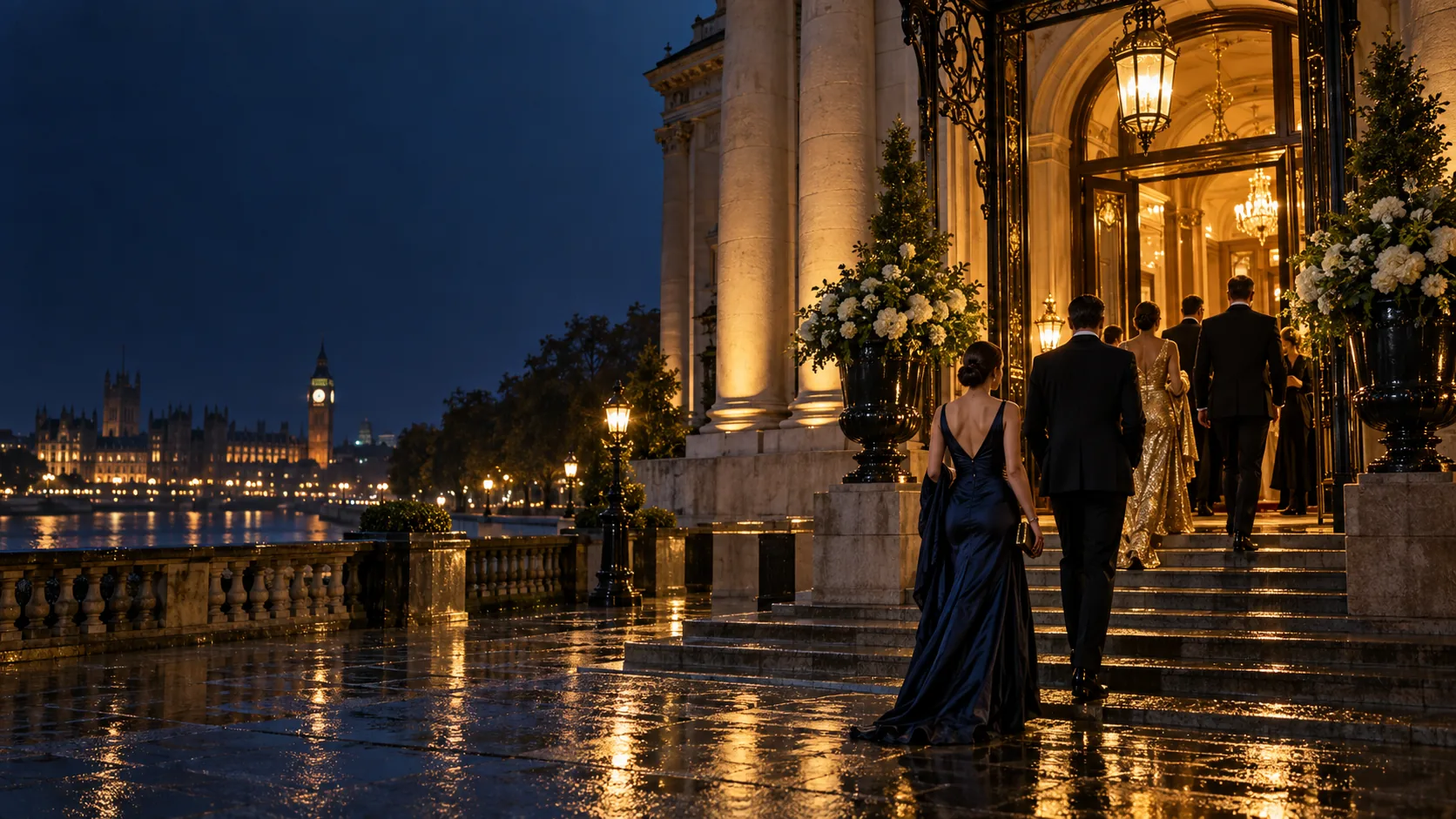 Illustrative occasions travel scene